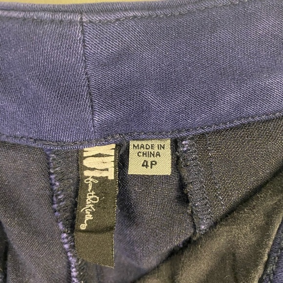 Kut From The Kloth Blue Skinny Dress Work Pants size 4P - Picture 8 of 13